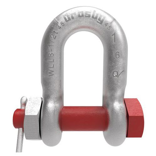 Grillo dritto imbullonato, coppiglia HR - portata 9500 kg,