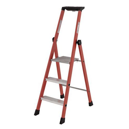 Scaletta isolante compatta 3 gradini,