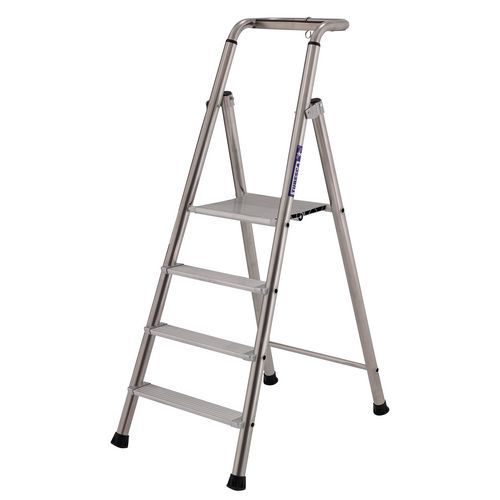 Scaletta 4 gradini Altezza=0,96 m Poggiapiedi pieghevole,