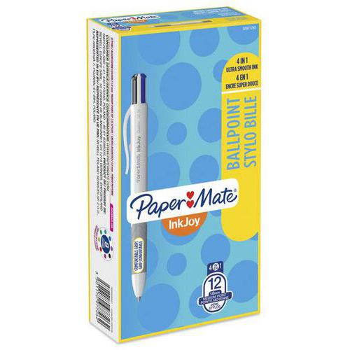 Penna a sfera a 4 colori InkJoy Quatro™ - Colori classici,