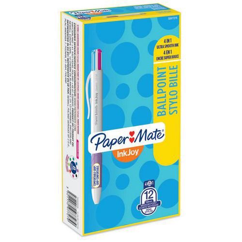 Penna a sfera 4 colori InkJoy Quatro™ - Colori Fun,