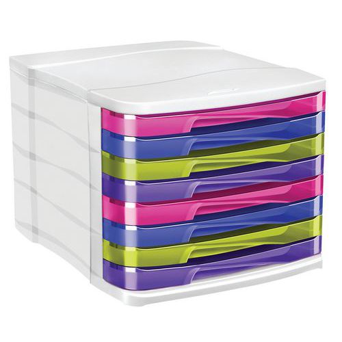 Cassettiera 8 cassetti Cep Happy Multicolore,