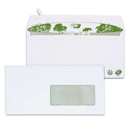 Busta DL 110x220 bianca ERA Pure - Finestra 200,