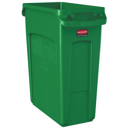 Contenitore Slim Jim con aerazione - 60 L - verde,