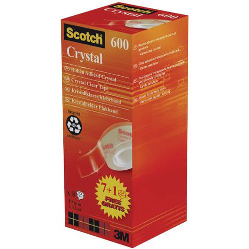 Rotolo Scotch® Crystal 19 mm x 33 m,