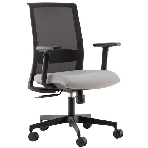 Sedia da ufficio Square grigia,