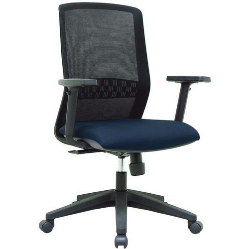 Sedia da ufficio Tena blu,