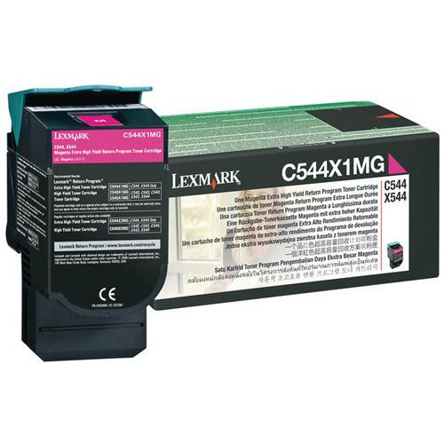 Toner - C544 - Magenta - Lexmark,