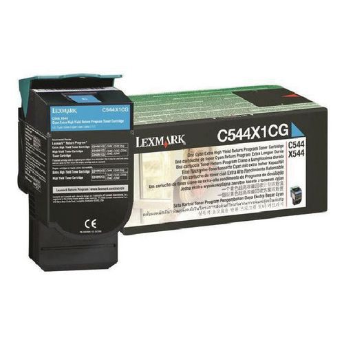 Toner - C544 - Ciano - Lexmark,