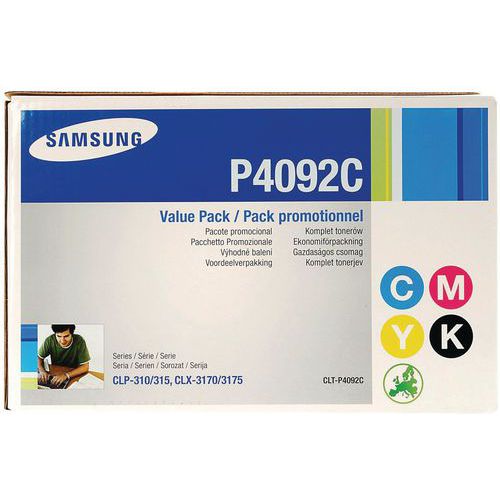 Toner - CLTx4092C - CMJN - 1500 pagine - Samsung,