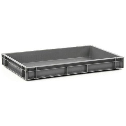 Contenitore con pareti e fondo pieni - Grigio - 14L,