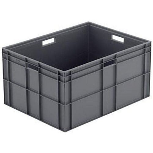 Contenitore con pareti e fondo pieni - Grigio - 162L,