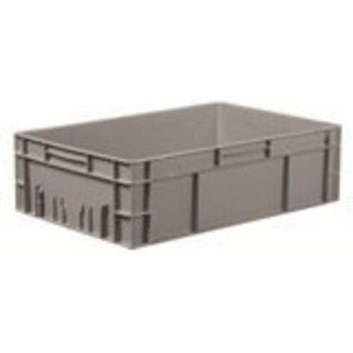 Contenitore pareti e fondo pieni-Grigio-30L-Lunghezza 600mm,