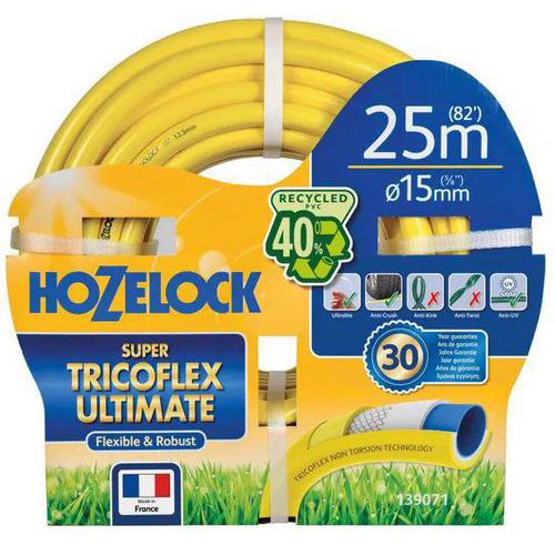 Kit per innaffiare Super Tricoflex Ultimate giallo ø15mmx20m,