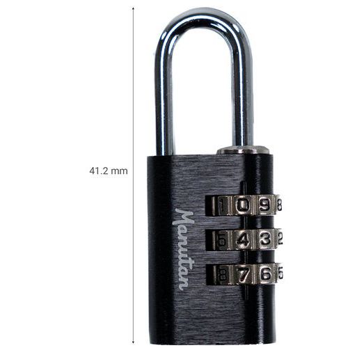 2 Pezzi Lucchetto A Camme Con Codice A Combinazione – 20 Mm, Per Cassetti E Armadietti, Lega Di Zinco Nero, Installazione Facile
