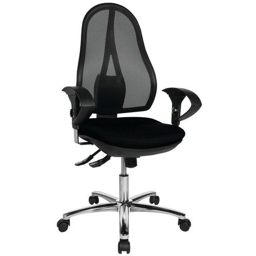 Sedia da ufficio Open Point Deluxe nera,