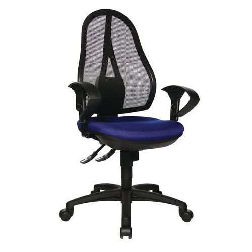 Sedia da ufficio Open Point Deluxe blu,