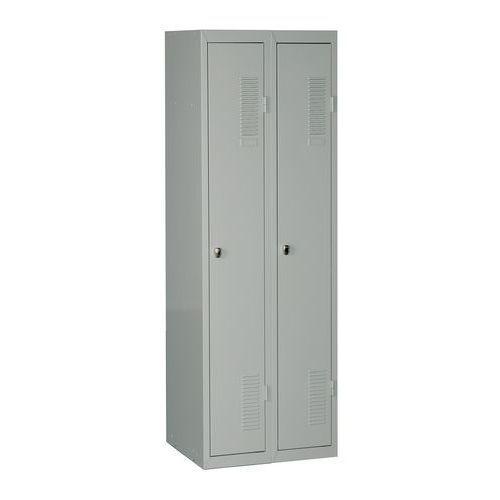 Armadietto da montare Duro Mont, 2 colonne - Grigio,