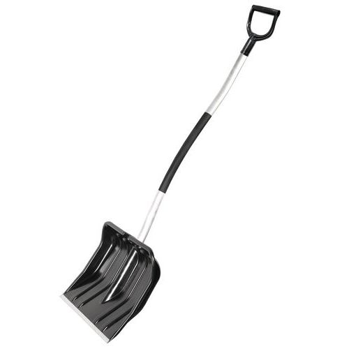 Pala in plastica con impugnatura in alluminio, larghezza di 46,5 cm,