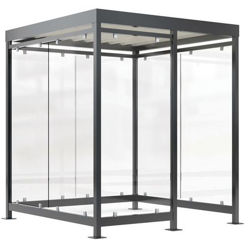 Riparo per fumatori Cologne K2 c/b - 1 pannello anteriore destro,