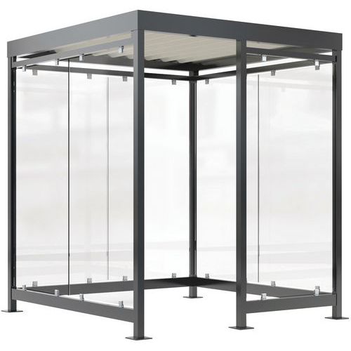 Riparo per fumatori Cologne K2 b/c - 1 pannello anteriore sinistro,