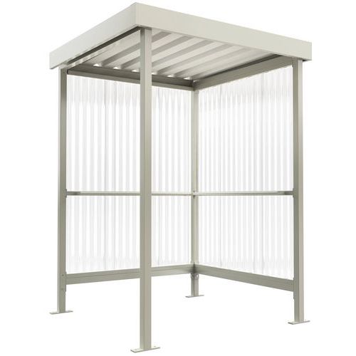 Riparo per fumatori Jena grigio chiaro -  - 236x172x158 cm,