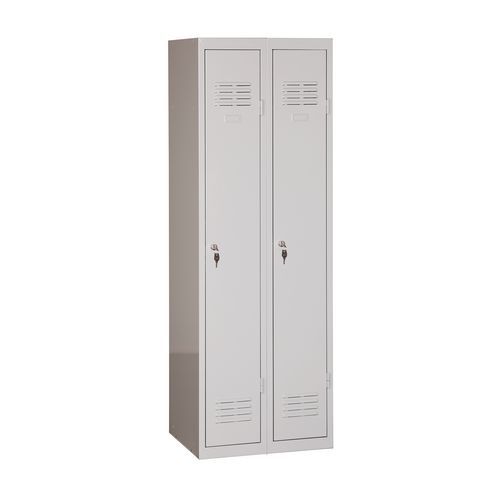 Armadietto saldato Duro Pop - 2 colonne - Grigio,
