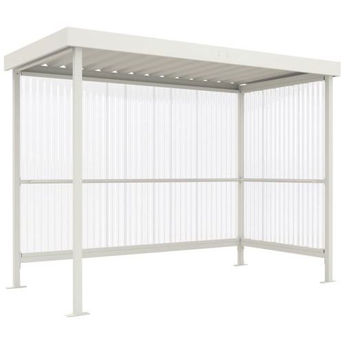 Riparo per fumatori Jena grigio chiaro - 236x295x158 cm cm,