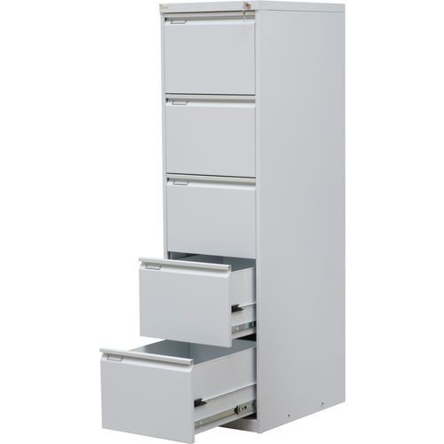 Armadietti metallici a fila singola A4 Tyne - 5 cassetti,
