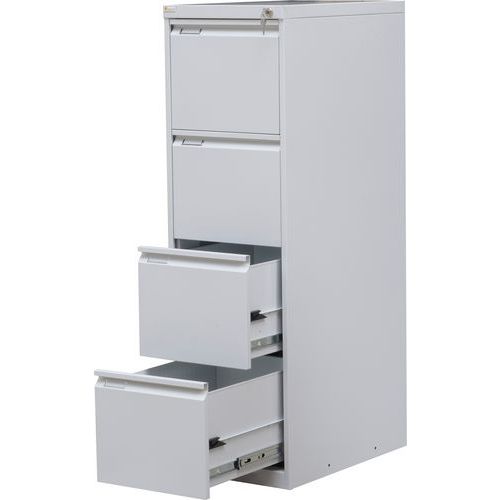 Armadietti metallici a fila singola A4 Trent - 4 cassetti,