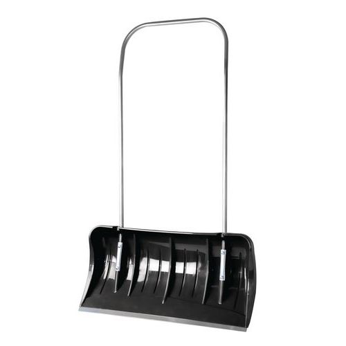 Pala in plastica con impugnatura in alluminio, larghezza 80 cm,