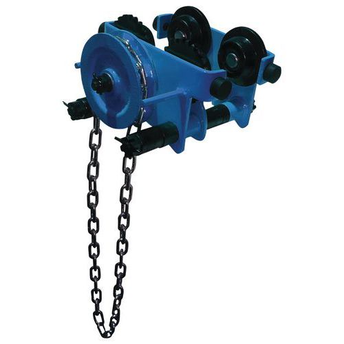 Paranco scorrevole combinato Port.=0,25 T Distanza=50-152 mm,