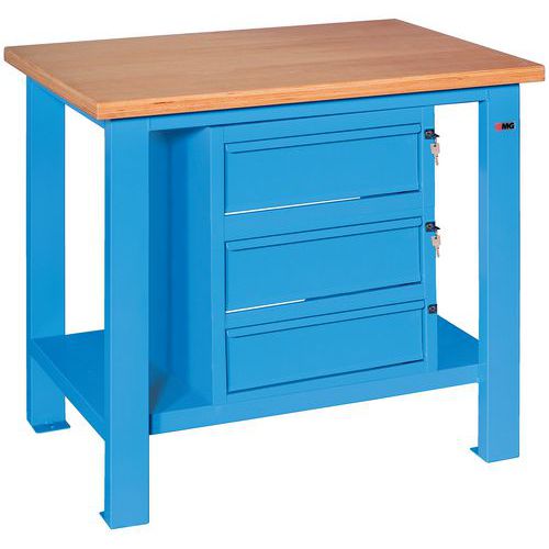 BANCO MG105 CON CASSETTIERA M G117,