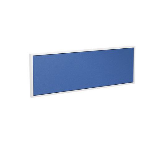 Schermo frontale Isola Tessuto acustico Blu H45 cm L140 cm,