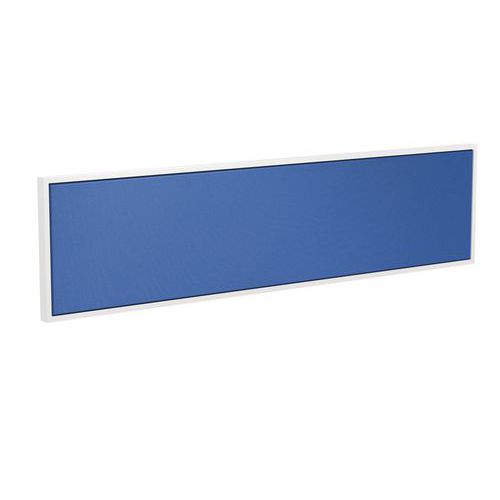 Schermo frontale Isola Tessuto acustico Blu H45 cm L180 cm,