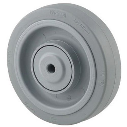 Ruota con diametro 160 mm - cuscinetto a sfere in acciaio inox,