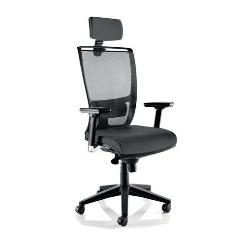 Sedia ZOE TARGET NO FLAME grigio poggiatesta bracc.opz.,