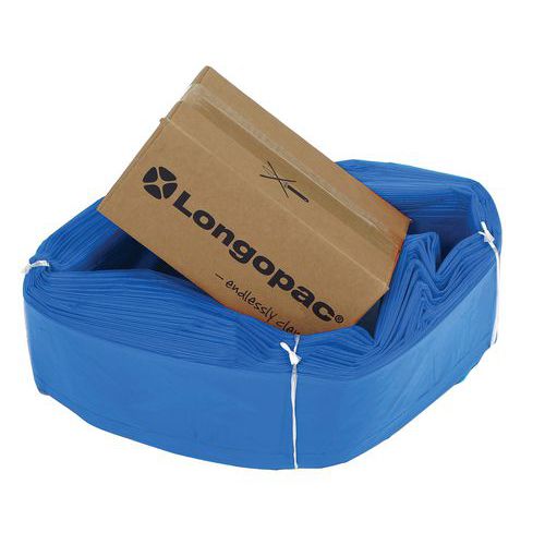 sacchetto 160-230 lt maxi transparent food azzurro 100m,