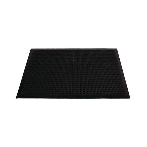 Tappeto antifatica 800x600mm nero 3 pezzi,