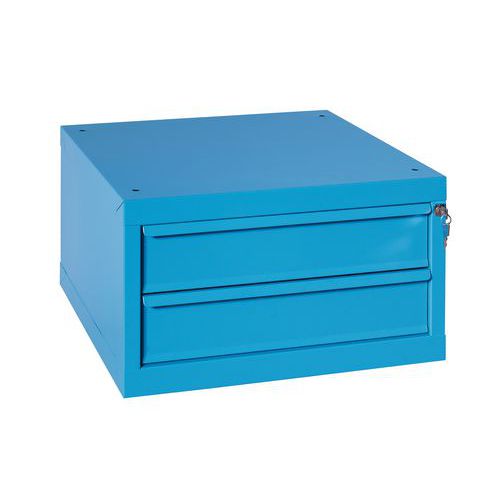 Cassettiera 600x620x360mm 2 cassetti,