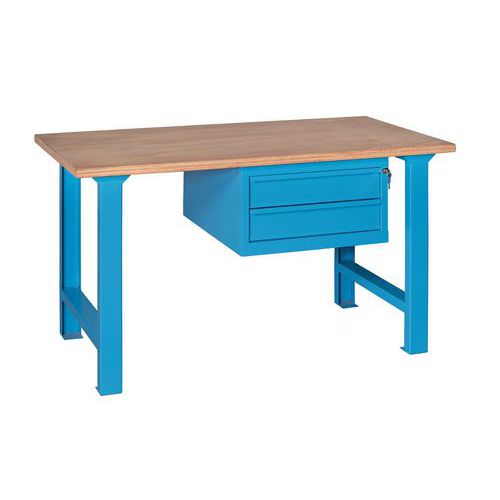 Banco da lavoro basic 2000x700x865mm 2 cassetti,
