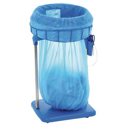 Pattumiera per ind. Alimentare 1055x570mm diam. 420mm blu,