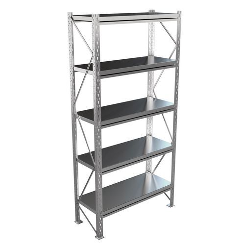 Scaffalatura con ripiani Light elemen.successi2700x1000x2410,