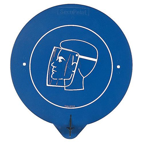 Ganci per schermo facciale, H: 195mm, prof:60m m, Lungh:163m,