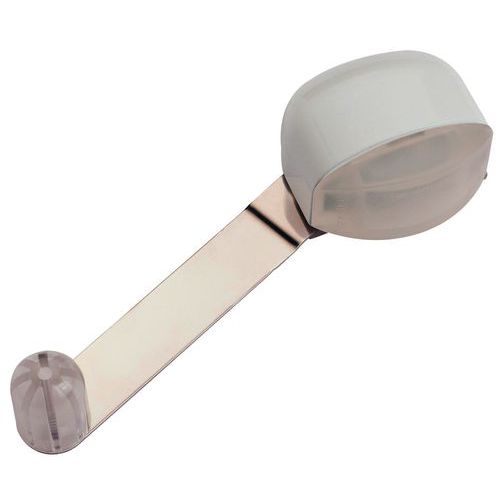 Fermaporta con asta colore bianco 50 mm x 48 mm 20,3,