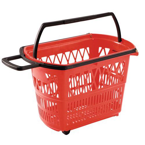 Cestino Per La Spesa Colore:Rosso H Tota:440,