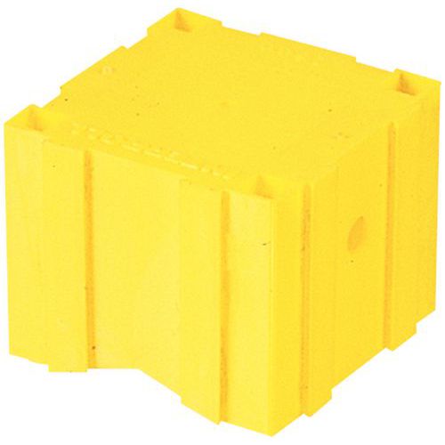 Cubo con Rulli Chiuso Lxlxh Totali=63X63X50mm =63x63x50mm,