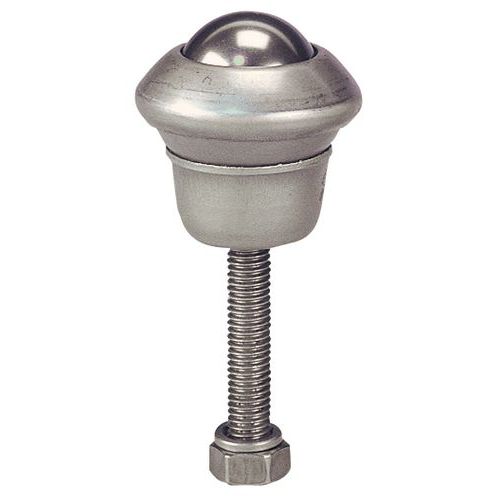 Sfera Trasp.Gambo Filett.+Base Acier diametro =25Mm F=55Kg,