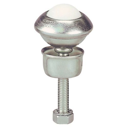 Sfera Trasp.Gambo Filett.+Base Nylon diametro =25Mm F=25Kg,