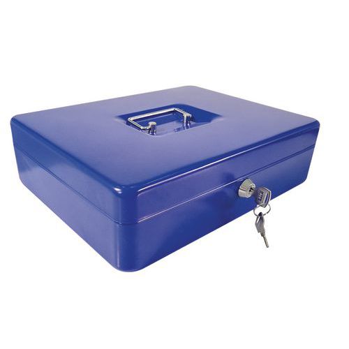 Cassetta per valuta Eco (9 scomparti) blu,